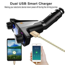 将图片加载到图库查看器,Wireless Bluetooth Handsfree Calling Car Charger FM Transmitter