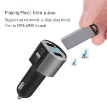 将图片加载到图库查看器,Wireless Car Mp3 FM Transmitter USB Charger
