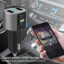 将图片加载到图库查看器,Wireless Car Mp3 FM Transmitter USB Charger