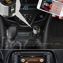 将图片加载到图库查看器,Wireless Car Mp3 FM Transmitter USB Charger