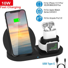 Load image into Gallery viewer, Wireless Charger 10W Fast Charging Station