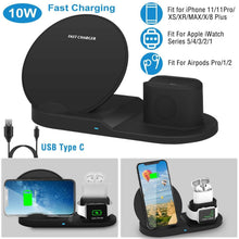 Load image into Gallery viewer, Wireless Charger 10W Fast Charging Station