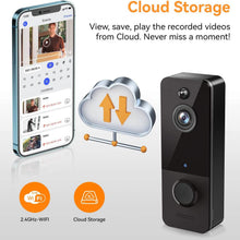 Load image into Gallery viewer, Wireless Doorbell Camera