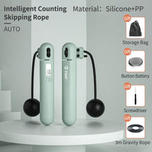 将图片加载到图库查看器,Wireless Electronic Jump Rope With Counter Speed Skipping Adjustable Soft Anti-Slip Handle Skipping Rope With Calorie Counter Adjustable Digital Jump Rope For Indoor Workout Fitness