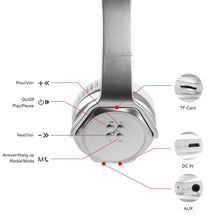 将图片加载到图库查看器,Wireless Foldable Headphones with Built-in Speaker