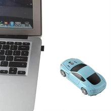 将图片加载到图库查看器,Wireless Mouse Blue Car Shaped Design 1600DPI Mouse USB Optical Ergonomic 3D Sports Car Mice For Laptop