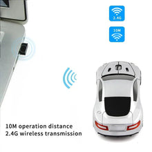 将图片加载到图库查看器,Wireless Mouse Blue Car Shaped Design 1600DPI Mouse USB Optical Ergonomic 3D Sports Car Mice For Laptop