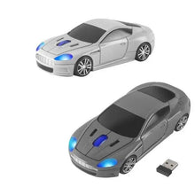 将图片加载到图库查看器,Wireless Mouse Blue Car Shaped Design 1600DPI Mouse USB Optical Ergonomic 3D Sports Car Mice For Laptop