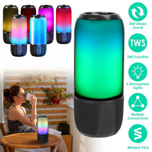 Load image into Gallery viewer, Wireless Portable Speaker with Color Changing Light