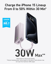 将图片加载到图库查看器,Anker Nano Power Bank (30W, Built-In USB-C Cable)
