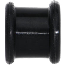 Load image into Gallery viewer, 00G Flexible Black Silicone Double Flare Tunnel Plug Set