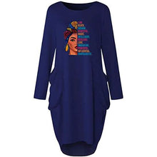 Load image into Gallery viewer, Woman's Long Sleeve Loose Pocket Oversize Tunic Dress