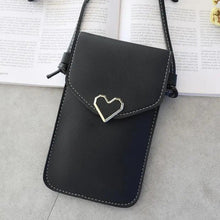 Load image into Gallery viewer, Women Bag Shoulder Transparent Bag Card Holders Girl Handbag Ladies PU Leather Clutch Phone Wallets Purse