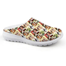 Load image into Gallery viewer, Women Beach Home Slippers Fashion Nurse Shoes Medical Doctor Sandals Summer Mesh Flats Sandals Lightweight Garden Clogs Quick-Drying Non-Slip Nurse Shoes For Women Home House Waterproof Slippers