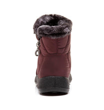 Load image into Gallery viewer, Women Boots Fashion Waterproof Snow Boots For Winter Casual Lightweight Ankle Warm Winter Boots Fur Lined Warm Ankle Boots Slip On Waterproof Shoes Comfortable Soft Design For Female
