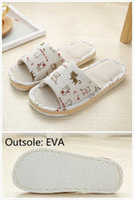 将图片加载到图库查看器,Women Casual Floral Indoor Home Slippers Flower Soft Slippers Spring Autumn Flip Flops Slides Slippers Cozy Casual Footwear Cloth Slippers Open Toe Low-Top Flat Slipper Indoor House Slippers