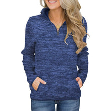 Load image into Gallery viewer, Women Casual Long Sleeve Stand Collar with Pockets
