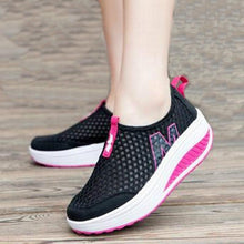 Load image into Gallery viewer, Women Casual Sneakers Sport Fashion Height Increasing Woman Breathable Air Mesh Sneakers Platform Tennis Walking Sneakers Comfortable Lightweight Casual Fitness Shoes
