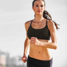 Load image into Gallery viewer, Women Cross Back Sport Bras Padded with Removable Pads Thin Straps