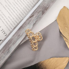 Load image into Gallery viewer, Women Fashion Hair Claw Korean Minimalist Style Geometric Metal Catch Clip Chic Barrettes Headwear High Quality Gorgeous Hair Accessories For Women