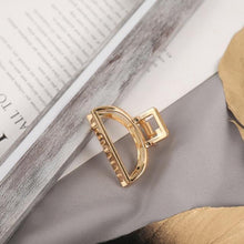 Load image into Gallery viewer, Women Fashion Hair Claw Korean Minimalist Style Geometric Metal Catch Clip Chic Barrettes Headwear High Quality Gorgeous Hair Accessories For Women