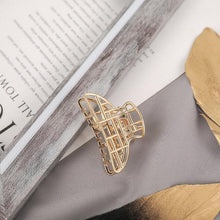 Load image into Gallery viewer, Women Fashion Hair Claw Korean Minimalist Style Geometric Metal Catch Clip Chic Barrettes Headwear High Quality Gorgeous Hair Accessories For Women