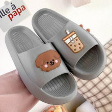 Load image into Gallery viewer, Women Flip Flops Indoor Soft Non Slip Slippers Summer Fashion New Flat Beach Casual Cats Dogs Shoes Open Toe Soft Slippers Soft Shower Bath Pool Gym House Slipper