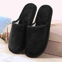 将图片加载到图库查看器,Women Home Slippers Indoor Bedroom Light Eva Couple Cotton Slipper Solid Soft Flip Flops Autumn Winter Warm Furry Plush House Slippers Cozy Memory Foam Washable For Summer Bedroom