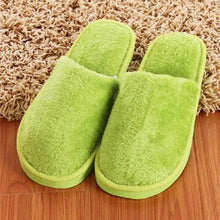 将图片加载到图库查看器,Women Home Slippers Indoor Bedroom Light Eva Couple Cotton Slipper Solid Soft Flip Flops Autumn Winter Warm Furry Plush House Slippers Cozy Memory Foam Washable For Summer Bedroom