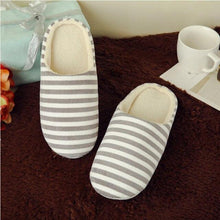 Load image into Gallery viewer, Women Indoor Slippers Warm Plush Home Slipper Autumn Winter Woman House Flat Floor Soft Slipper Silent Slides Plush Fleece Insole Fluffy Slippers For Indoor Home Bedroom