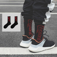 将图片加载到图库查看器,Women Korea Funny Socks Long Socks Black Cool Socks Harajuku GD Hip Hop Cotton Skateboard Socks Men New Trend Daisy Socks Men