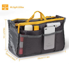 Load image into Gallery viewer, Women Lady Travel Insert Handbag Organizer Makeup Bags