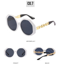 Load image into Gallery viewer, Women Large Hexagon Inspired Sunglasses Fashionable Big Frame & Polygonal Ladies Sunglasses Classic Retro Shape Street Shooting Sunglasses For Men And Women Sunglasses