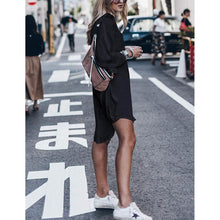 Load image into Gallery viewer, Women Loose Long Sleeve Swimsuit Cover Ups Button Down Beach Shirt