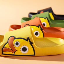 Load image into Gallery viewer, Women Men Slippers Summer Beach Slides Winter Sandals Flip Flops Duck Platform Thick Soled Couples Bathroom Quick Drying EVA Open Toe Soft Slippers Thick Lightweight Slippers