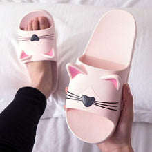 将图片加载到图库查看器,Women Men Summer Slippers Slide Sandals Beach Flip Flops Cats Thick Bottom Couple Boys Girls Comfort Shoes Fashion Outdoor Slides Beach Pool Gym House Slipper