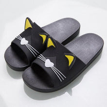 将图片加载到图库查看器,Women Men Summer Slippers Slide Sandals Beach Flip Flops Cats Thick Bottom Couple Boys Girls Comfort Shoes Fashion Outdoor Slides Beach Pool Gym House Slipper