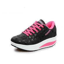 Load image into Gallery viewer, Women Modern Sneakers Height Increasing Flatform Lace-up Walking Leather Sneakers Fashion Breathble Vulcanized Shoes Women Casual Sport Sneakers