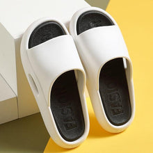 将图片加载到图库查看器,Women Outside Slippers Summer Runway Shoes EVA Soft Thick Sole Non-slip Outdoor Women Slides Pool Beach Open Toe Soft Slippers Thick Lightweight Non-Slip Shower Bath Cloud Slides Pool Gym House Sandals