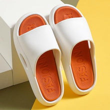 将图片加载到图库查看器,Women Outside Slippers Summer Runway Shoes EVA Soft Thick Sole Non-slip Outdoor Women Slides Pool Beach Open Toe Soft Slippers Thick Lightweight Non-Slip Shower Bath Cloud Slides Pool Gym House Sandals