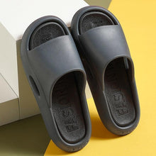 将图片加载到图库查看器,Women Outside Slippers Summer Runway Shoes EVA Soft Thick Sole Non-slip Outdoor Women Slides Pool Beach Open Toe Soft Slippers Thick Lightweight Non-Slip Shower Bath Cloud Slides Pool Gym House Sandals