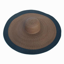 Load image into Gallery viewer, Women Oversized Foldable Summer Large Wide Hat Beach Straw Hat Cute Sun Cap Retro Foldable Handmade Big Hats Ladies UV Protection Hat Vintage Summer Sun Beach Hats