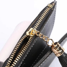 Load image into Gallery viewer, Women Pink PU Leather Short Wallet Trendy New Fashion Vintage Mini Purses Cute Feather Design Wallets