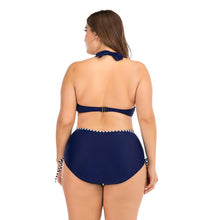 将图片加载到图库查看器,Women Push Up Bikini Sets Swimwear Women Swimsuit Plus Larges Size Bathing Swimming Suits Beachwear Women's Swimsuits Halter Push Up Bikini Two Piece Bathing Suits Women Plus Size Bikini