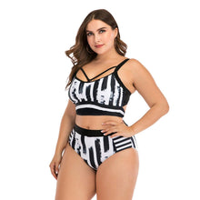 将图片加载到图库查看器,Women Push Up Bikini Sets Swimwear Women Swimsuit Plus Larges Size Bathing Swimming Suits Beachwear Women's Swimsuits Halter Push Up Bikini Two Piece Bathing Suits Women Plus Size Bikini