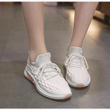 Load image into Gallery viewer, Women Running Sneakers Shoes Vulcanized Women's Casual Flats Elegant Soft Walking Shoes Breathable Non Slip Tennis Athletic Shoe For Casual Gym And Work