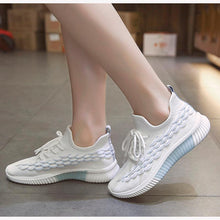Load image into Gallery viewer, Women Running Sneakers Shoes Vulcanized Women's Casual Flats Elegant Soft Walking Shoes Breathable Non Slip Tennis Athletic Shoe For Casual Gym And Work
