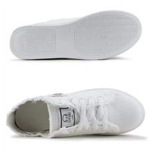 Load image into Gallery viewer, Women's Blue Canvas Sneakers Breathable Classic Summer Denim Stylish Fashion Women Sneakers