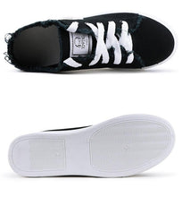 将图片加载到图库查看器,Women's Canvas Breathable Classic Summer Sneakers Lace-Up Shoes Casual Outdoor Men Sneakers Womens Canvas Sneakers Low Top Tennis White Shoes