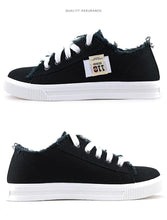 将图片加载到图库查看器,Women's Canvas Breathable Classic Summer Sneakers Lace-Up Shoes Casual Outdoor Men Sneakers Womens Canvas Sneakers Low Top Tennis White Shoes